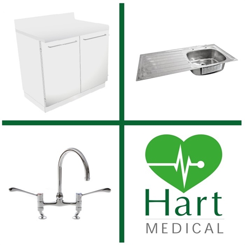 Hart Shavrin  Medical Sink Station - Double Door